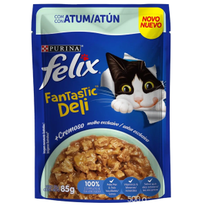 Alimento húmedo Felix sabor Deli Atún 85 gr.
