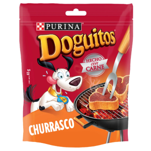 Doguitos Snack Adulto Todos los tamaños sabor churrasco de 65gr