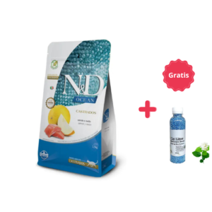 N&D Ocean Gato Adulto Castrado Salmón y Melón 7.5 Kg