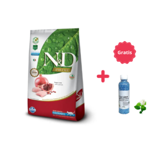 N&D Prime Gato Adulto Castrado Pollo y Granada 7.5 Kg