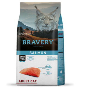 Bravery gato adulto salmón