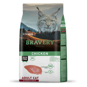 Bravery gato adulto pollo castrado