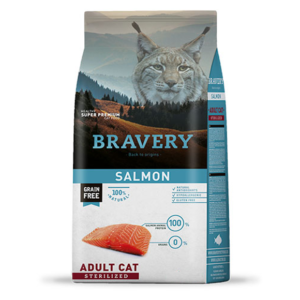 Bravery gato adulto salmón castrado