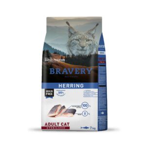 Bravery Gato Adulto Castrado Herring 7 kg